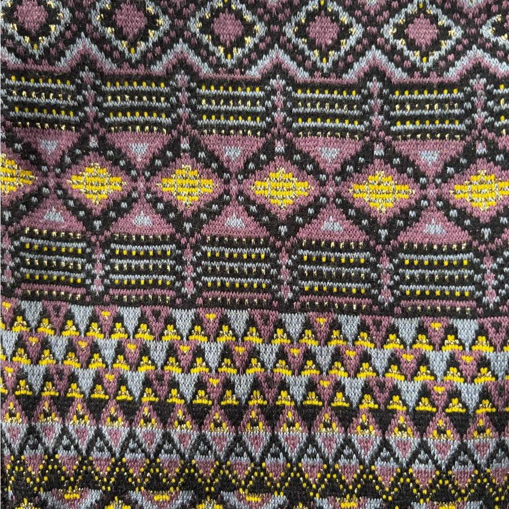 Vintage Multicolor Patterned Cardigan - Picture 4 of 9